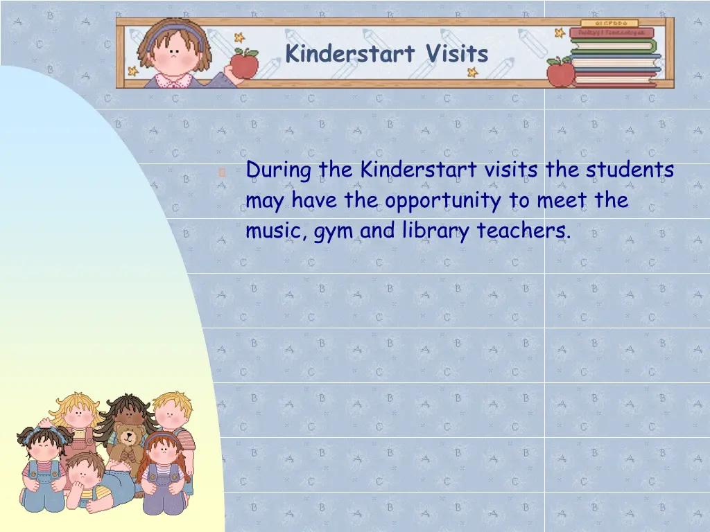 kinderstart visits 1