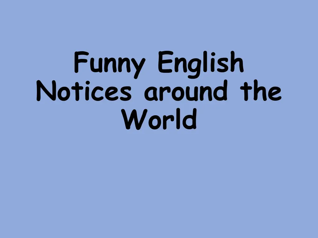 funny english notices around the world 1