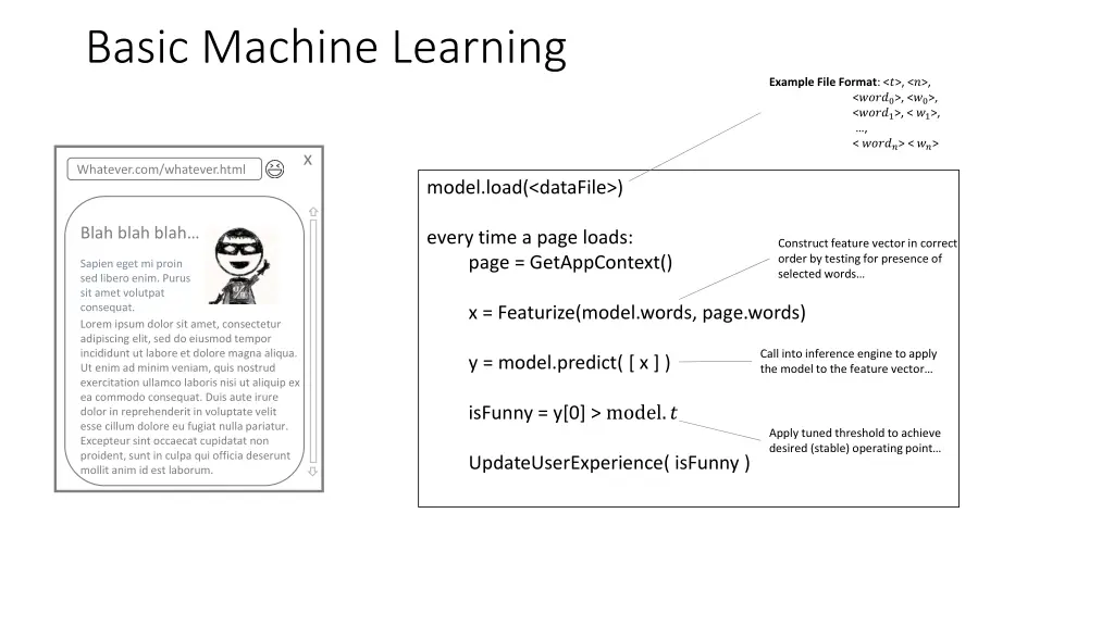 basic machine learning