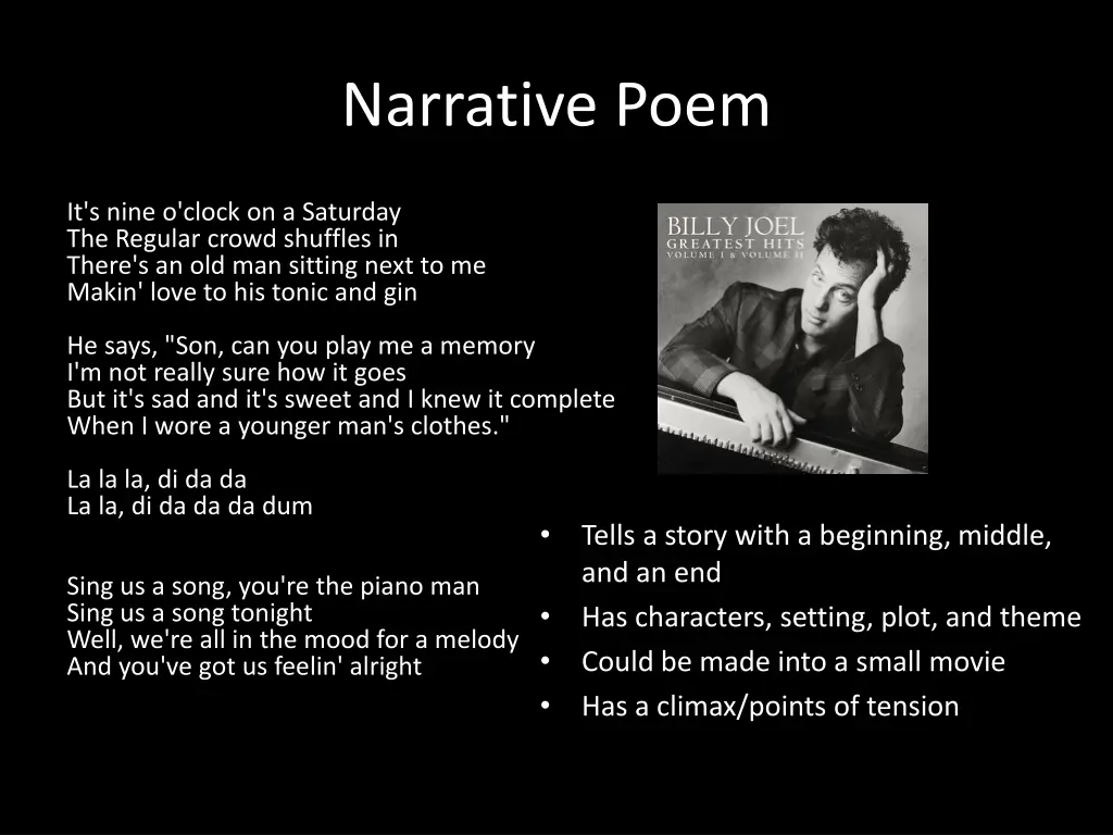 narrative poem