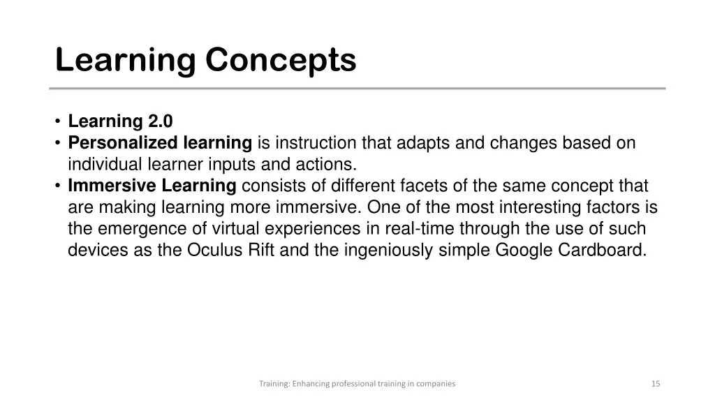 learning concepts 1