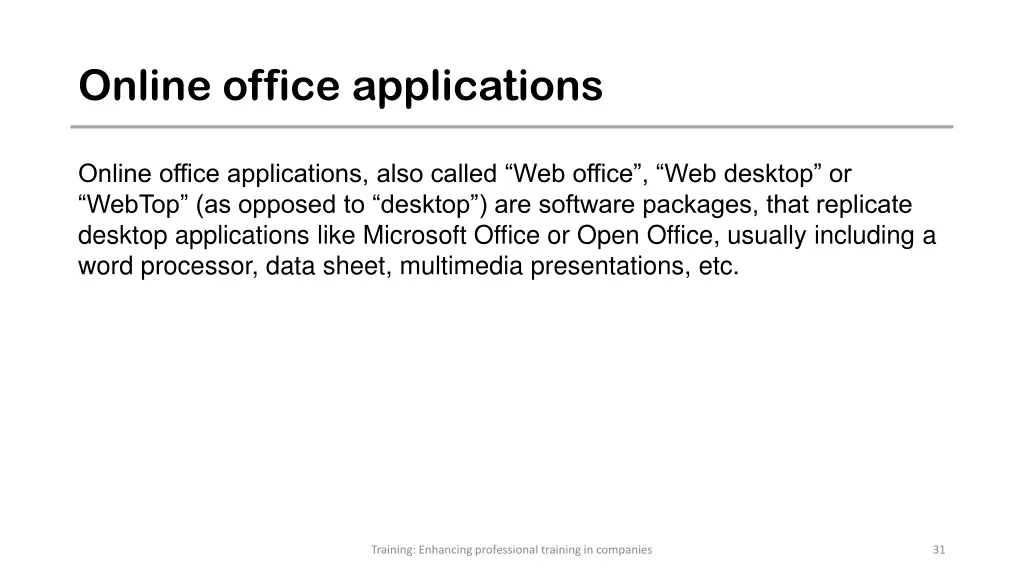 online office applications