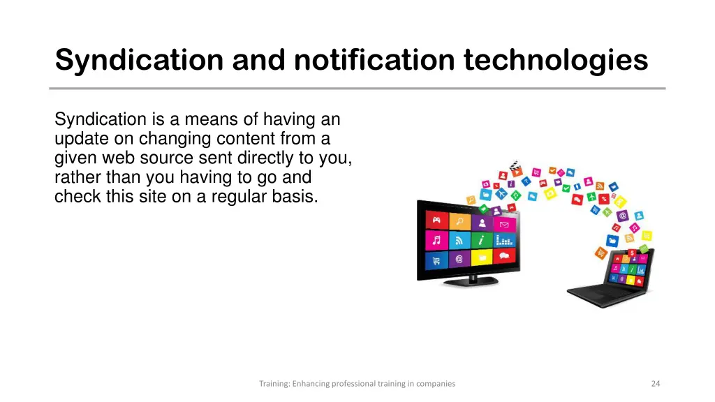 syndication and notification technologies