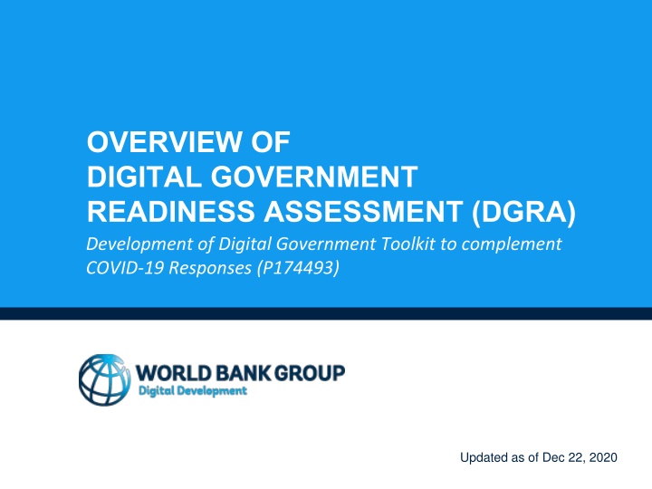 overview of digital government readiness