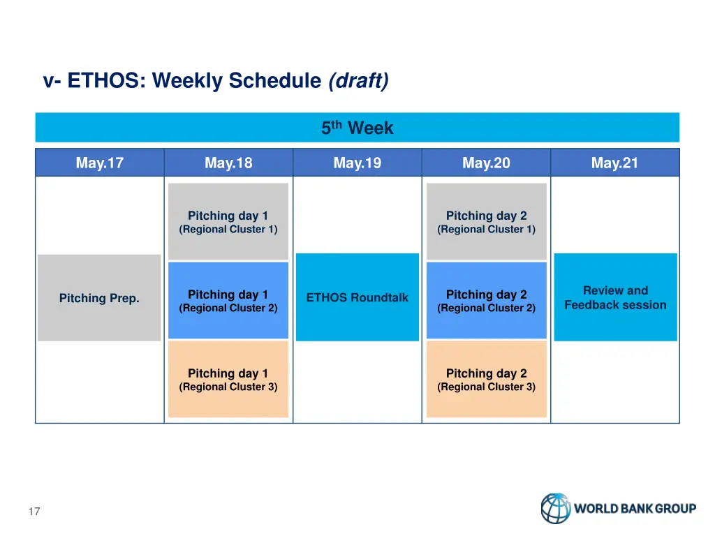 v ethos weekly schedule draft 4