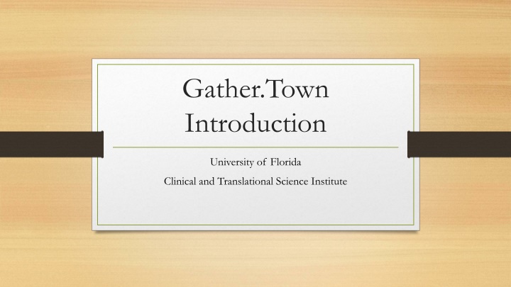 gather town introduction