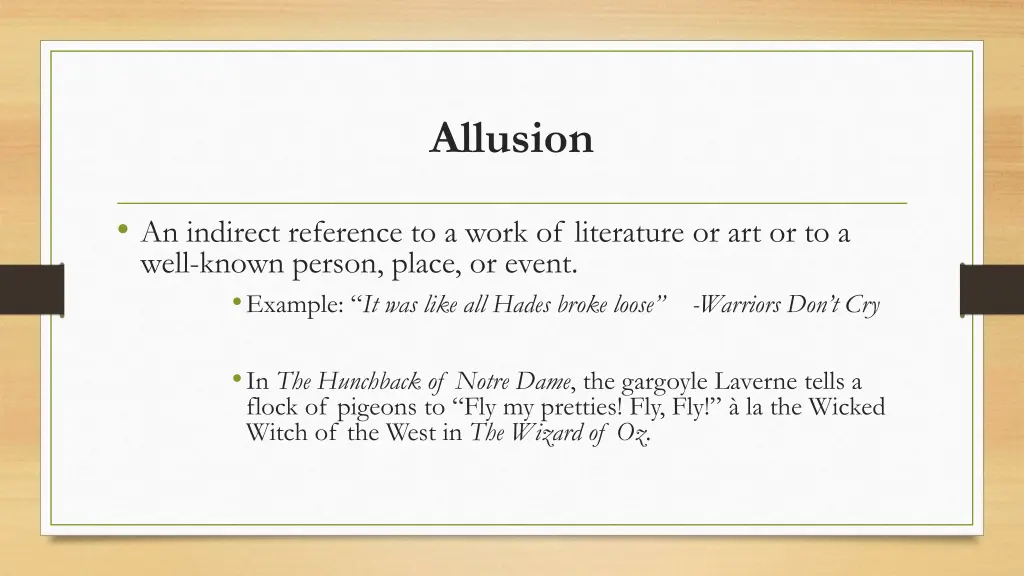 allusion