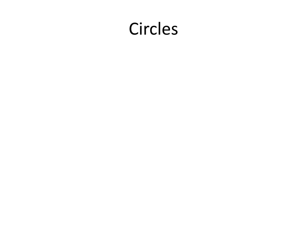 circles