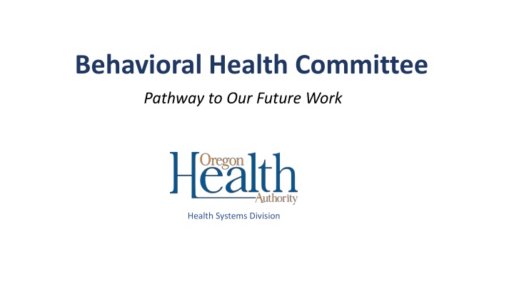 behavioral health committee