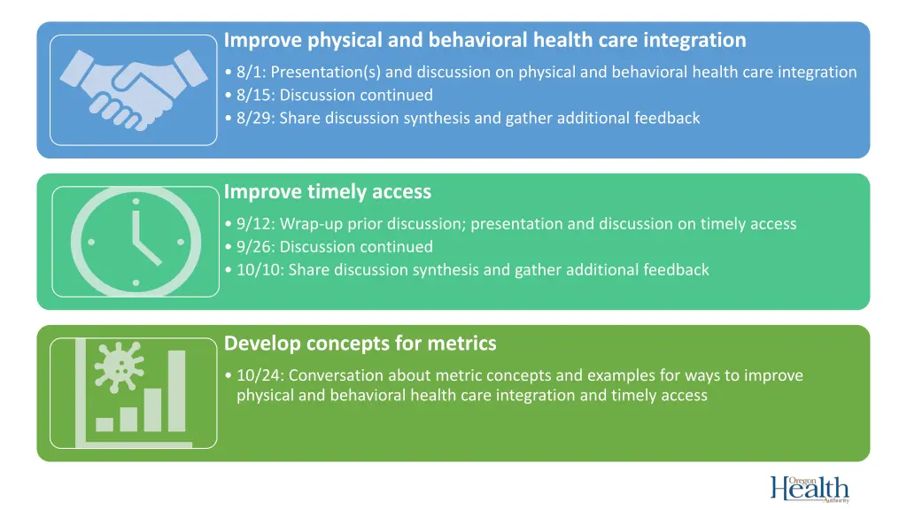 improve physical and behavioral health care