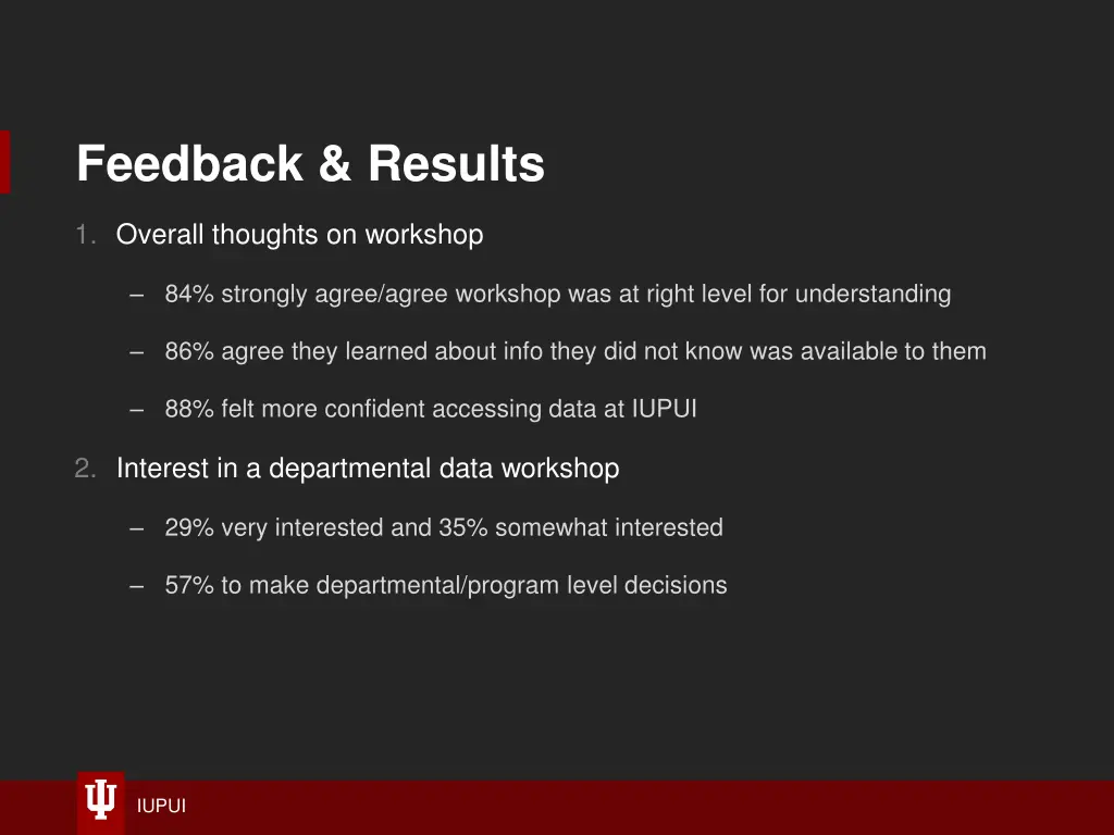 feedback results 1