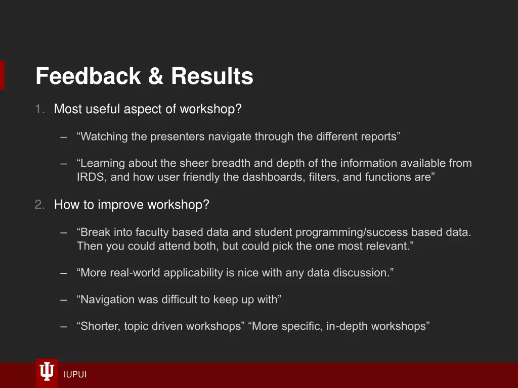 feedback results 2