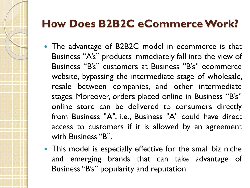 how does b2b2c ecommerce work 1