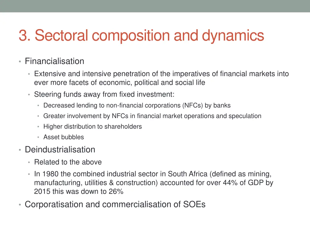 3 sectoral composition and dynamics 2