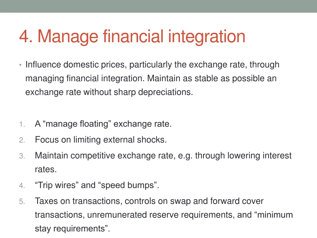 4 manage financial integration