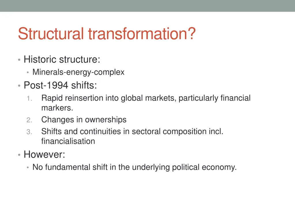 structural transformation 1