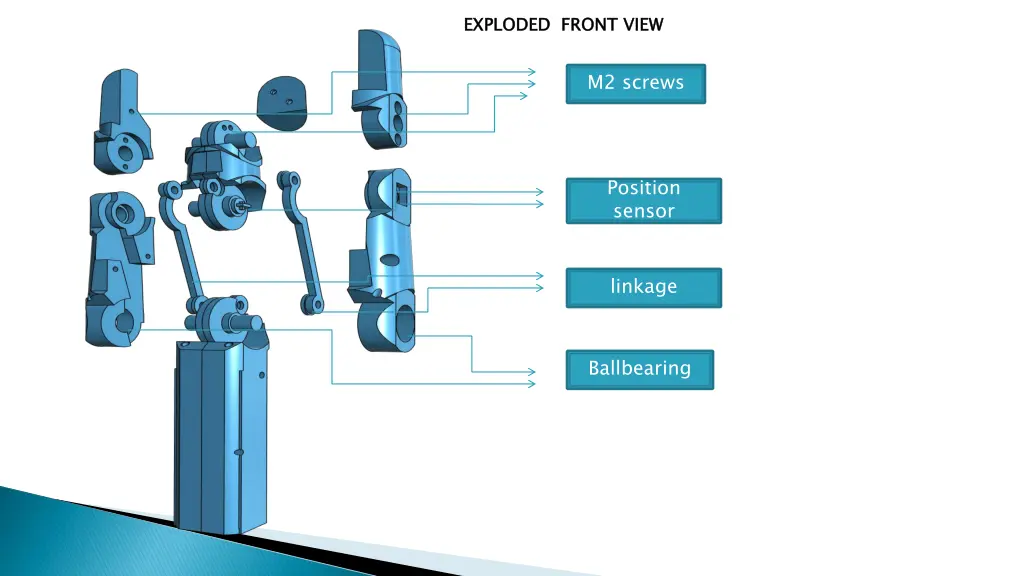 exploded front view