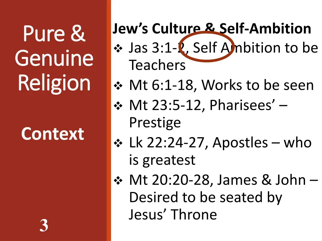 jew s culture self ambition jas 3 1 2 self