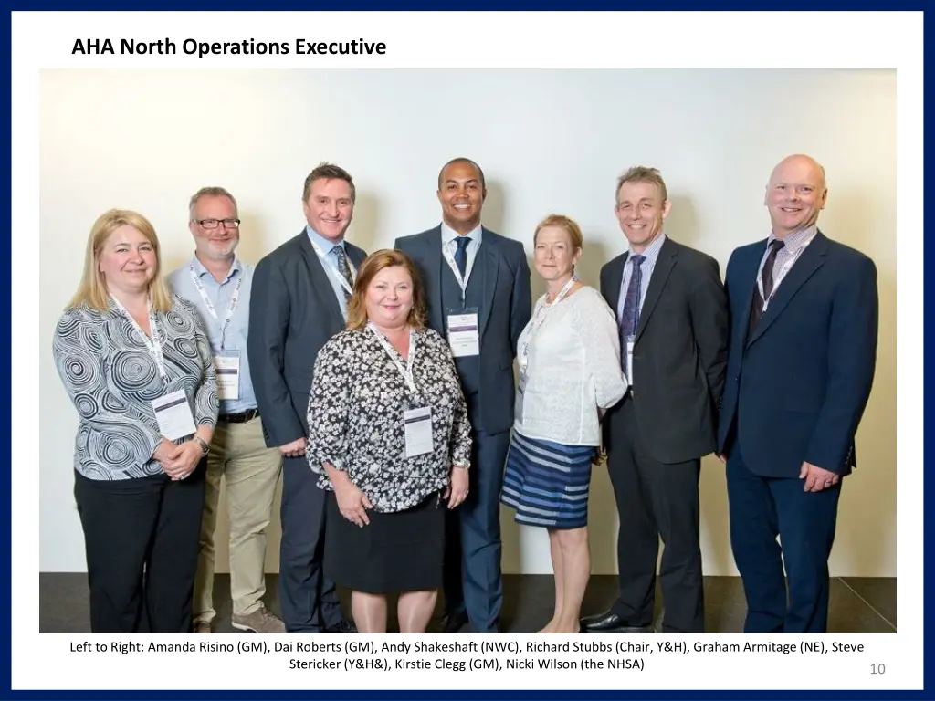 aha north operations executive