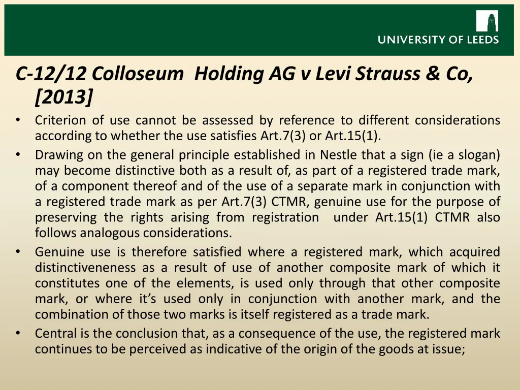 c 12 12 colloseum holding ag v levi strauss 1