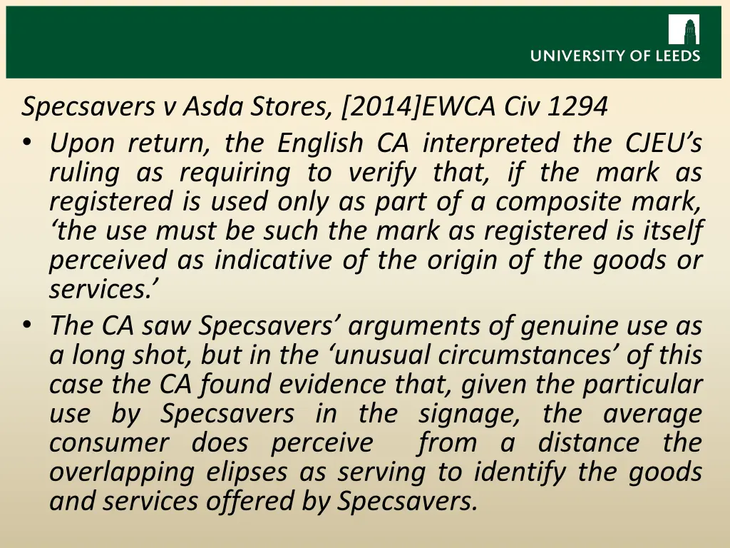 specsavers v asda stores 2014 ewca civ 1294 upon