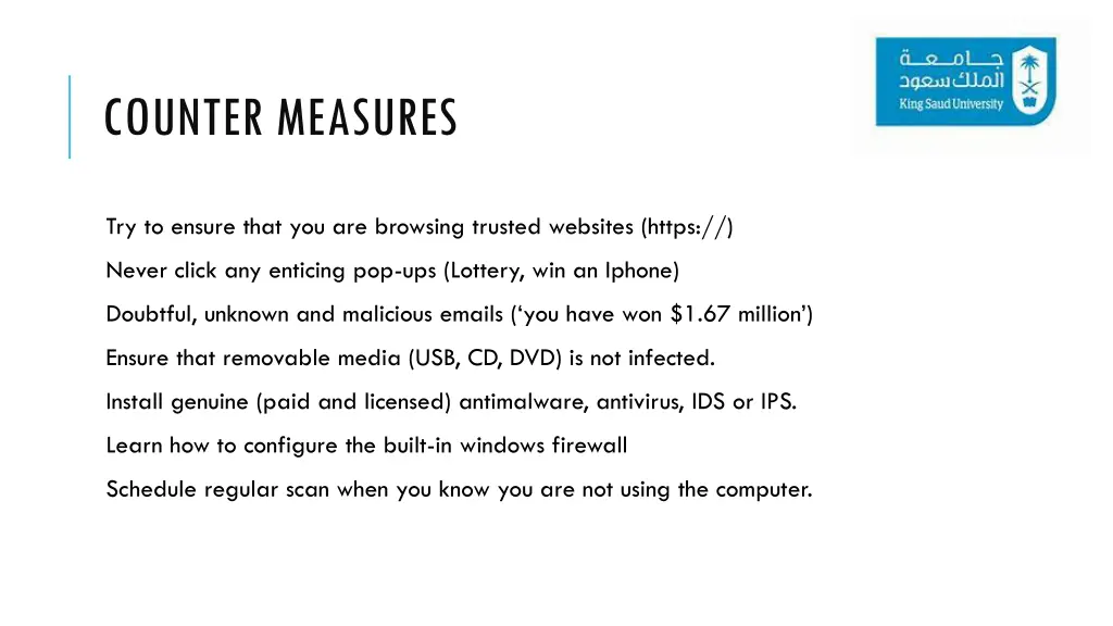 counter measures