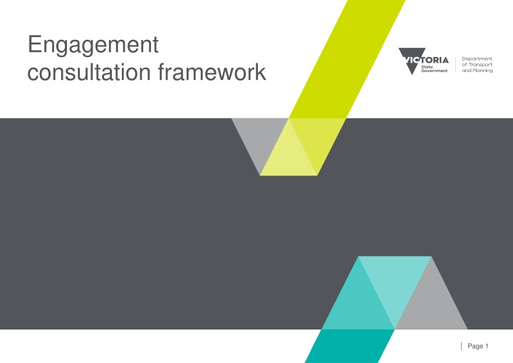 engagement consultation framework