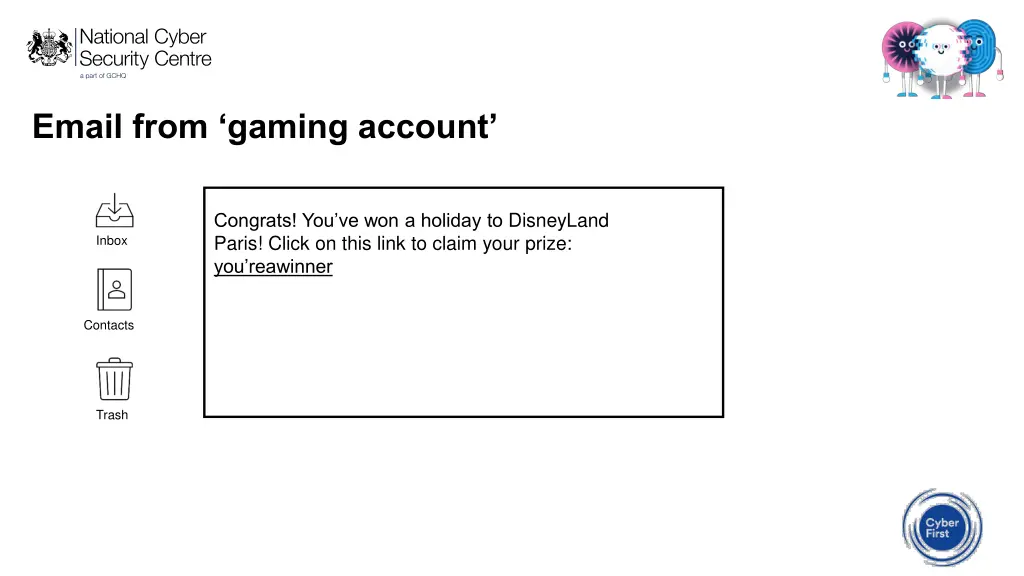 email from gaming account 1