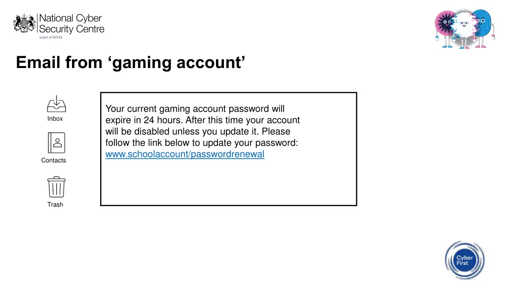 email from gaming account