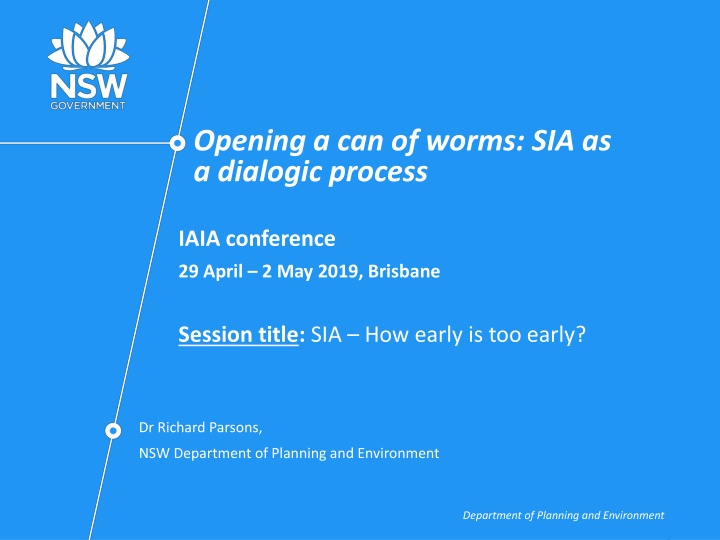 opening a can of worms sia as a dialogic process