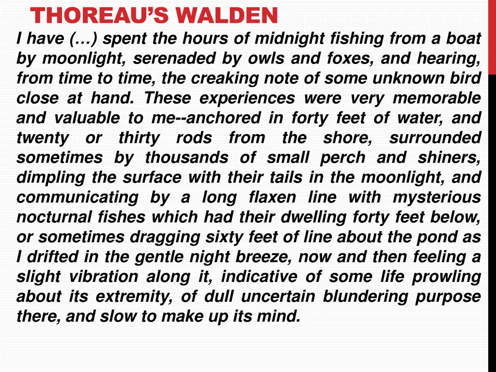 thoreau s walden i have spent the hours