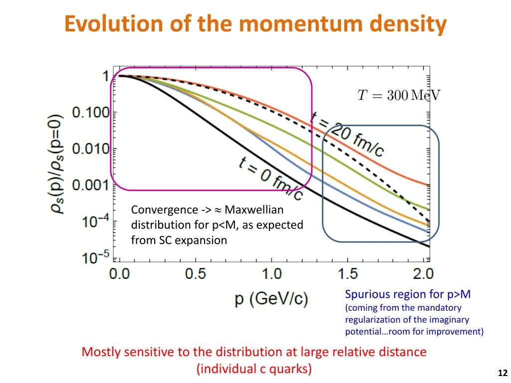 evolution of the momentum density