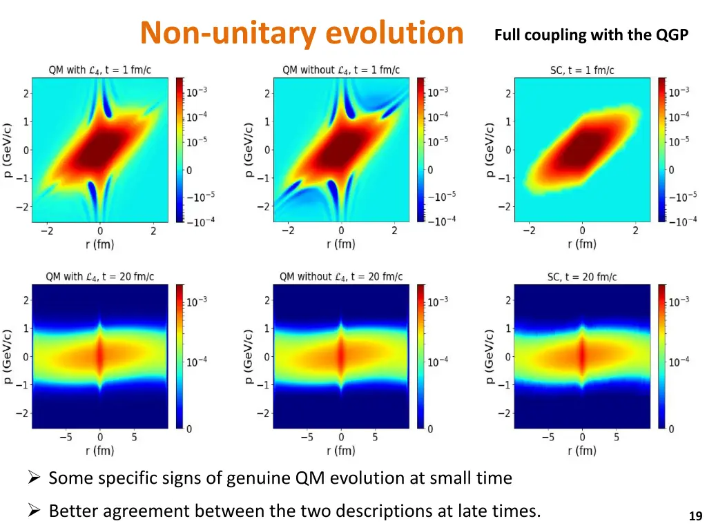 non unitary evolution