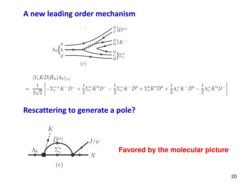 a new leading order mechanism