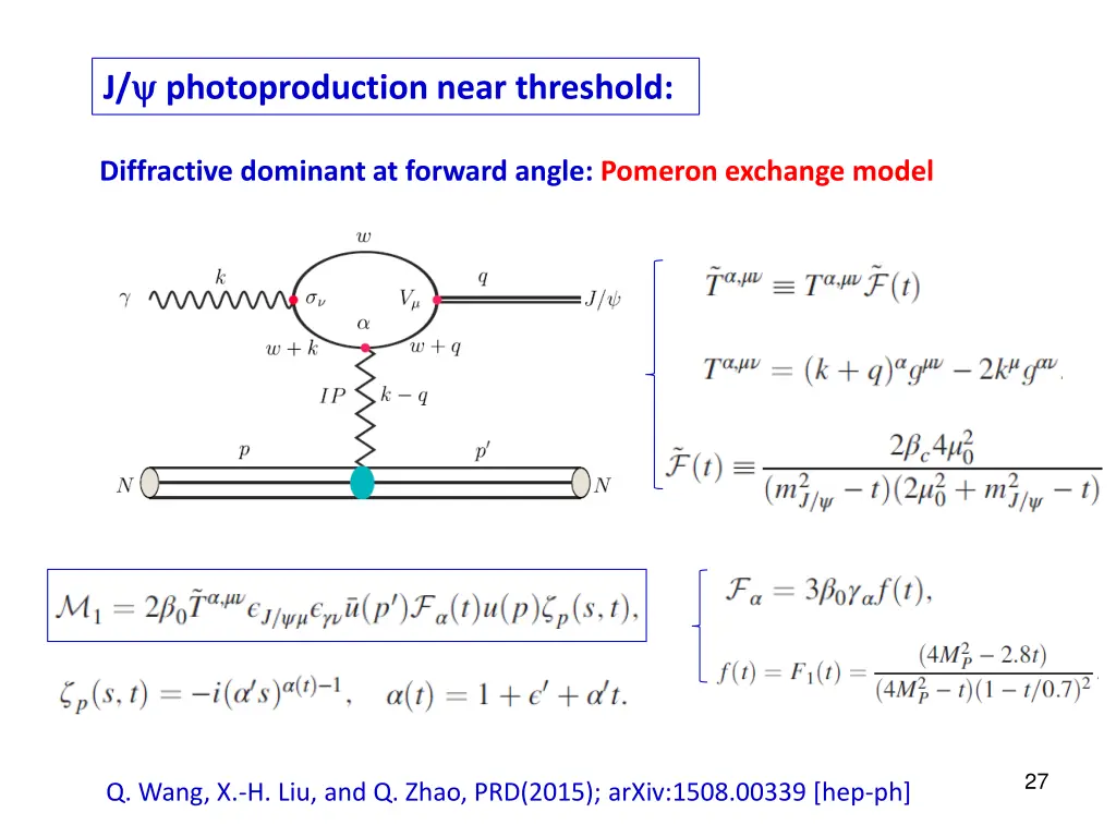 j photoproduction near threshold