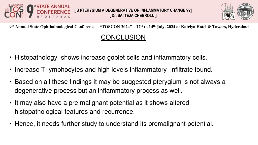 is pterygium a degenerative or inflammatory 4