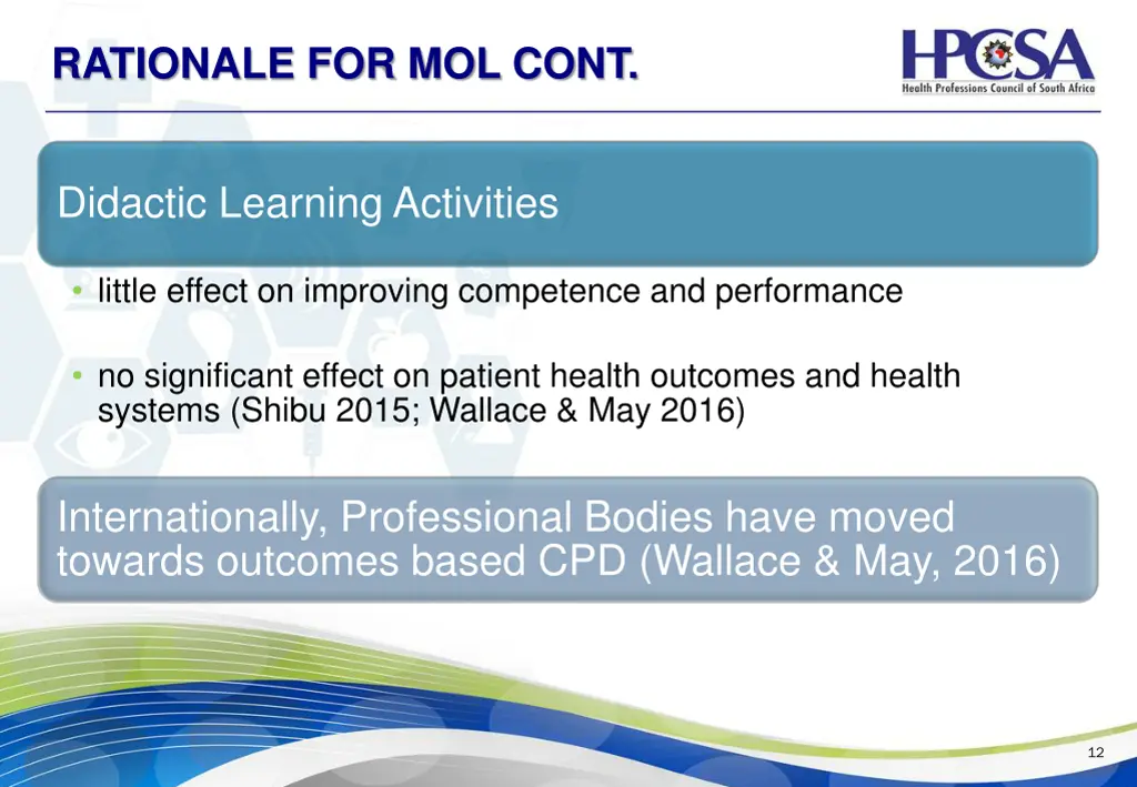 rationale for mol cont 1