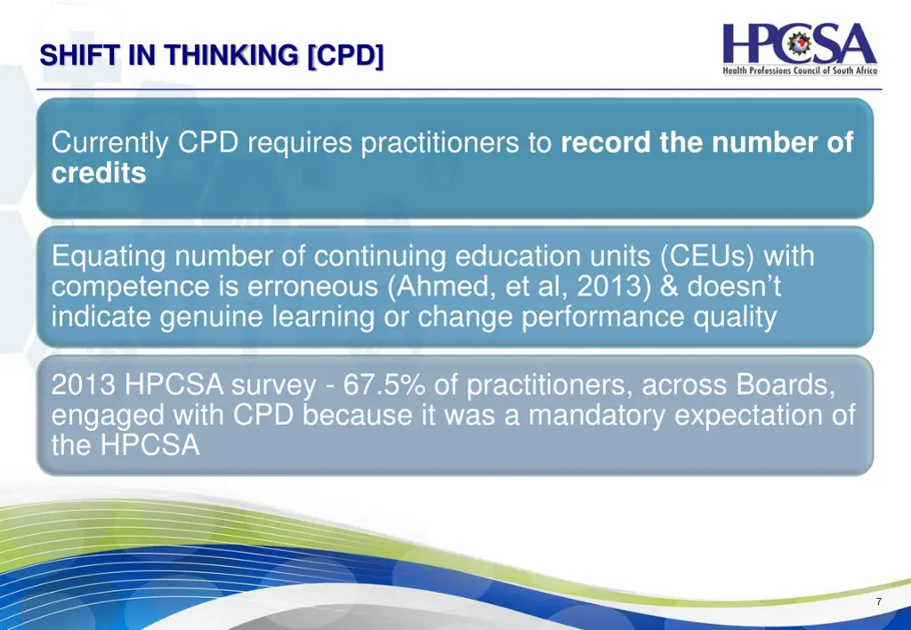 shift in thinking cpd