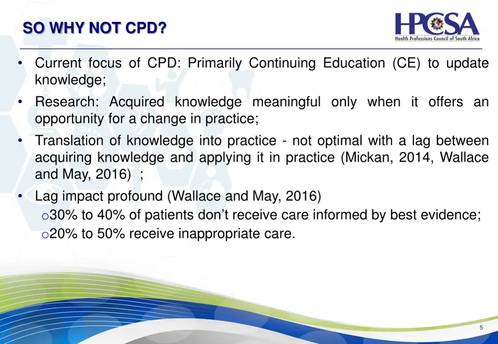 so why not cpd