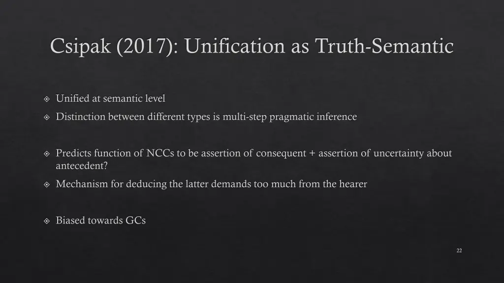 csipak 2017 unification as truth semantic 2