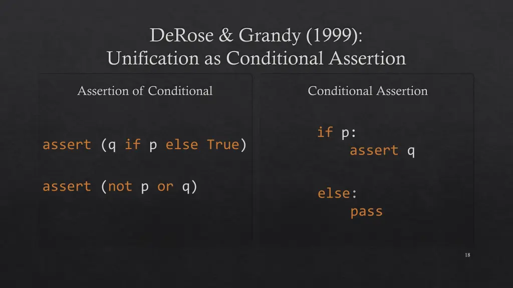 derose grandy 1999 unification as conditional 1