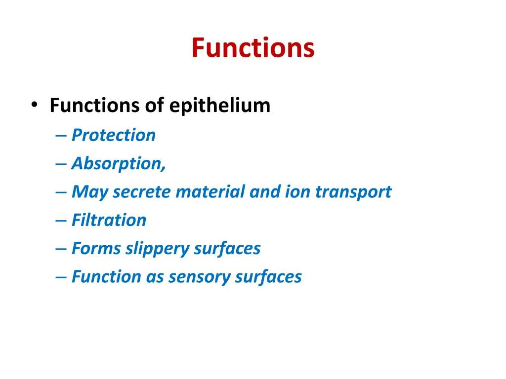 functions