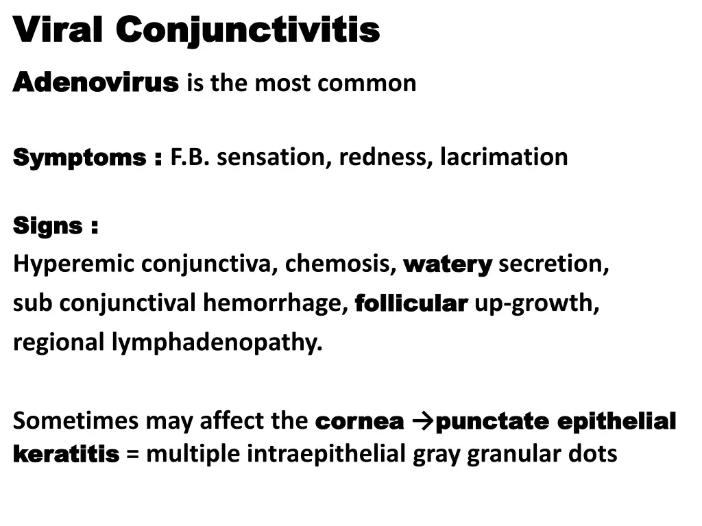 viral conjunctivitis viral conjunctivitis