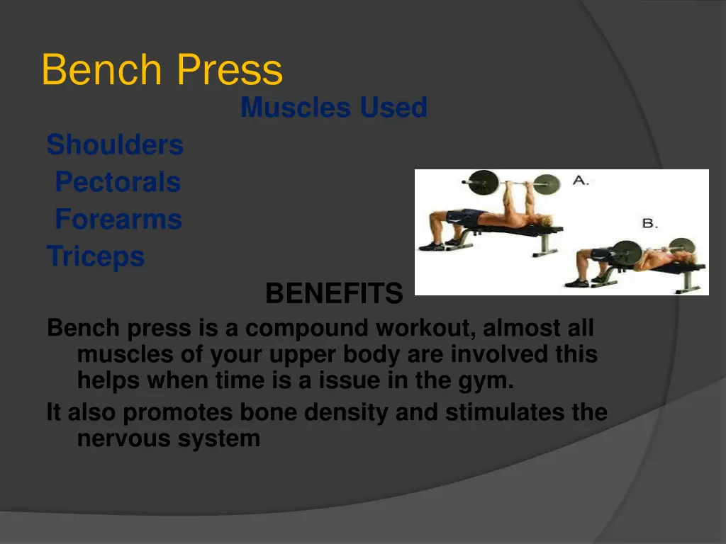 bench press