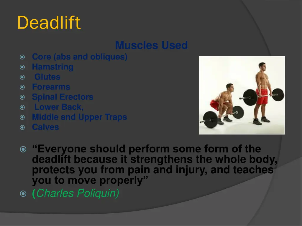 deadlift