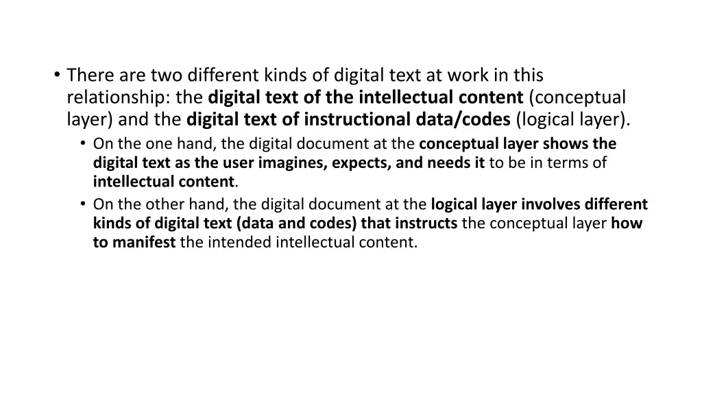 there are two different kinds of digital text