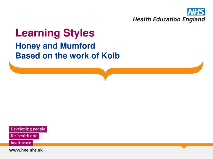 learning styles honey and mumford based