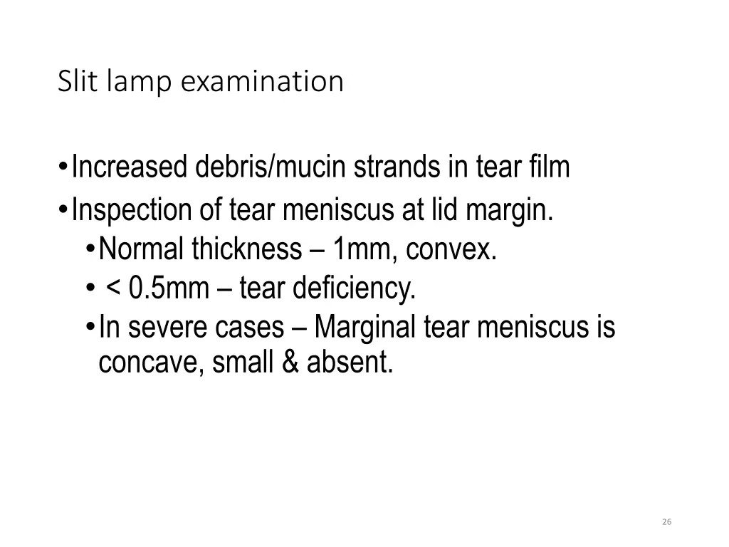 slit lamp examination