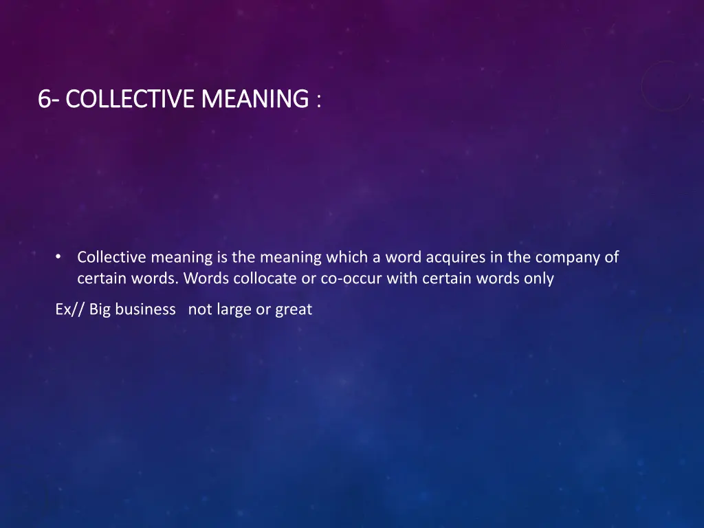 6 6 collective meaning collective meaning