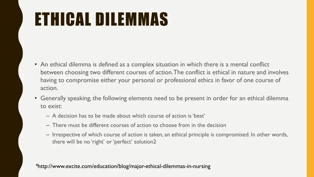 ethical dilemmas